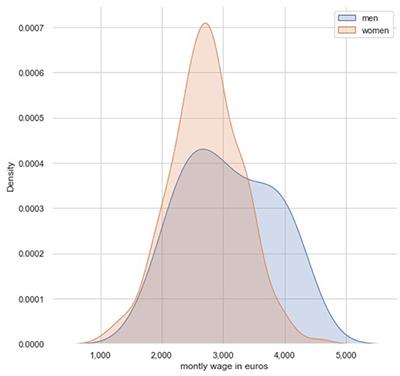 The gender wage gap in the French veterinary labor market